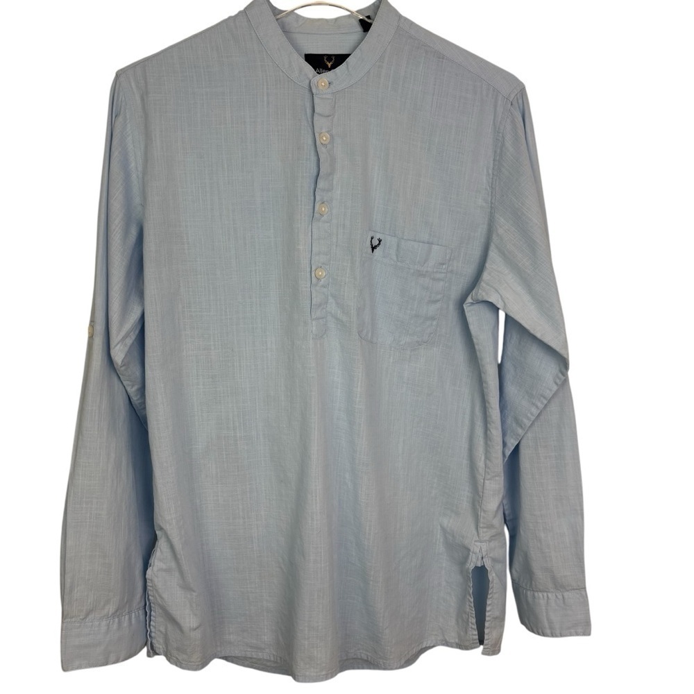 Allen Solly Men's Classic Fit Blue Shirt Size 38